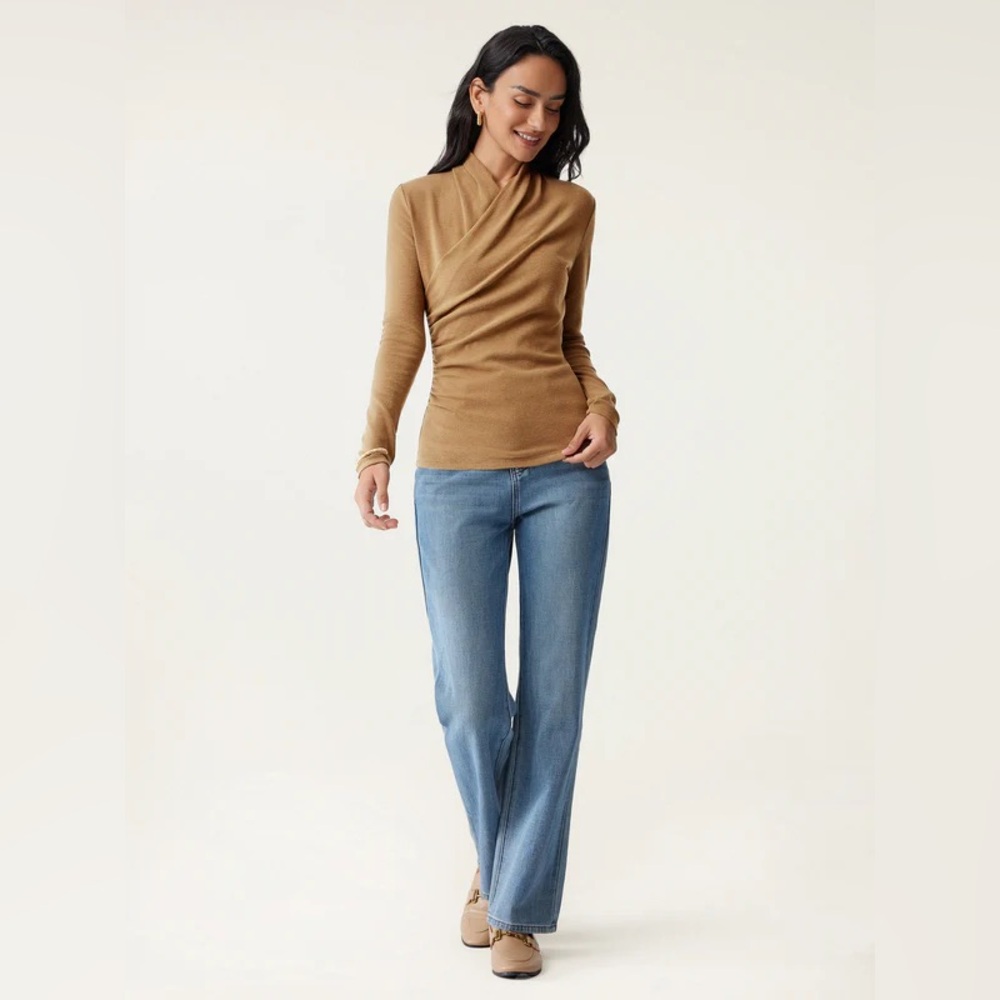 New OGL Surplice Long Sleeve Top Size Large - Picture 3 of 11